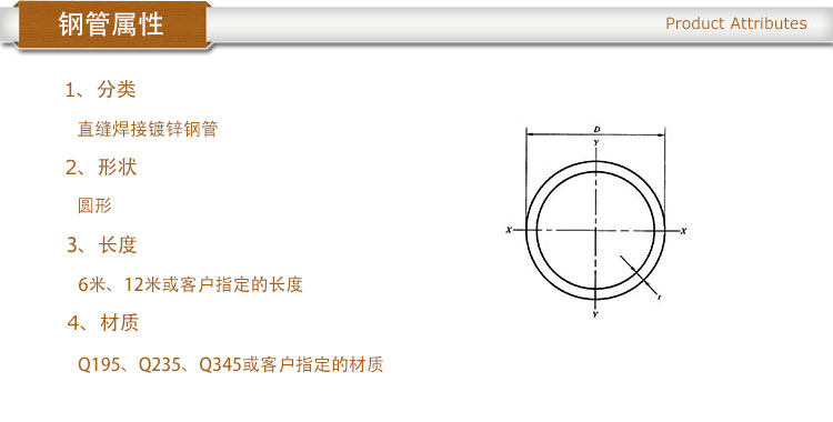 镀锌圆管属性