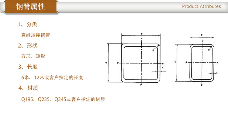 焊接方矩管属性